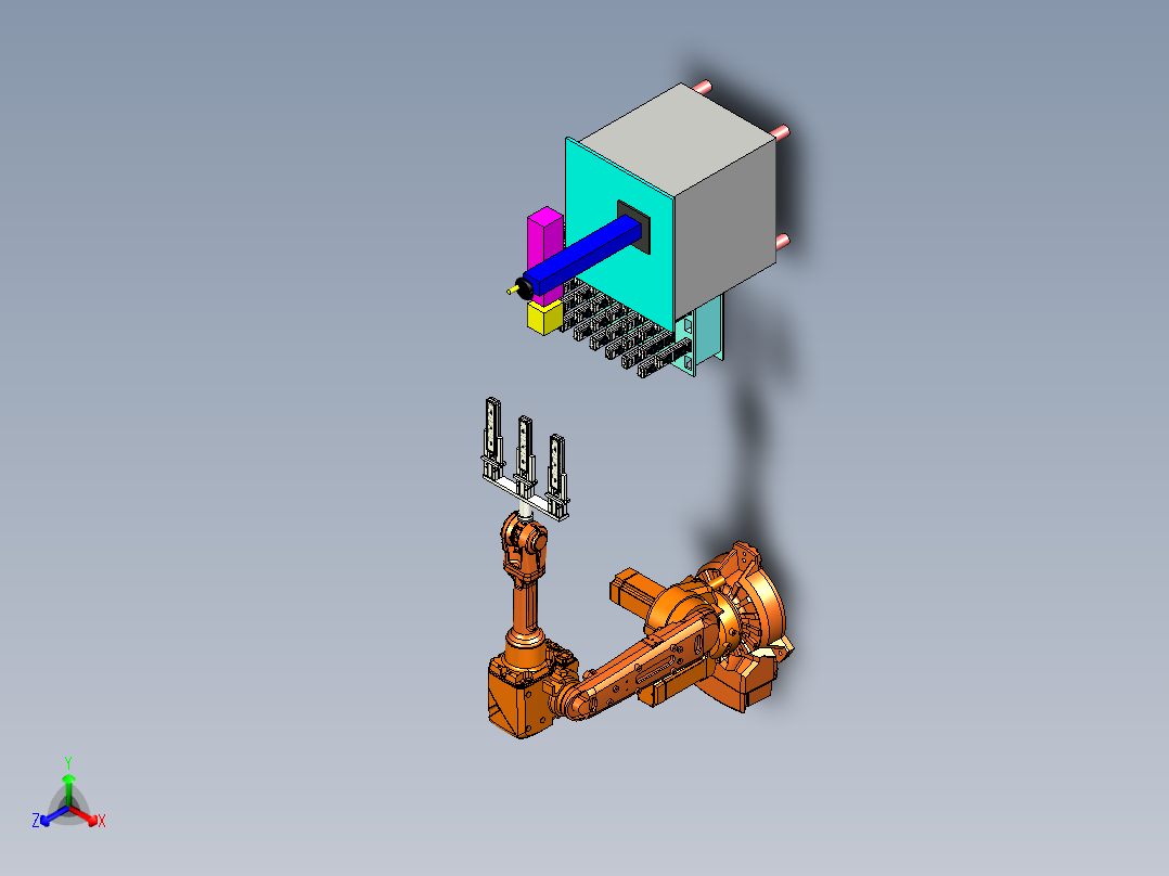 ABB机器人IRB2600_12-1650关节可运动激光自动化打标