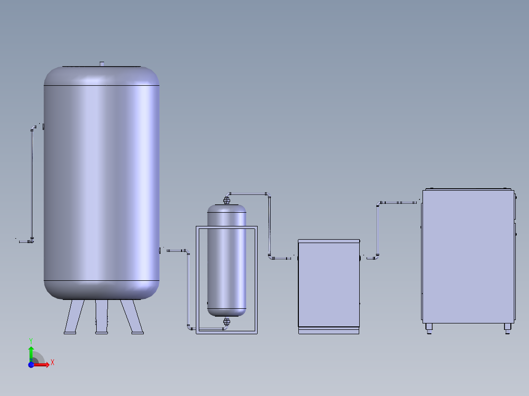 空压机管道系统