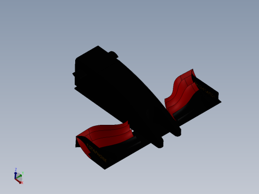 A3004237-莲花雷诺F1赛车前襟翼