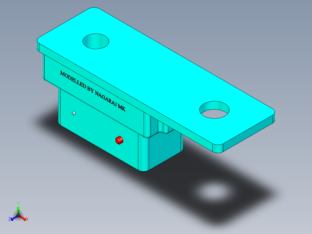 B3003564-钻床台钻正等轴测图