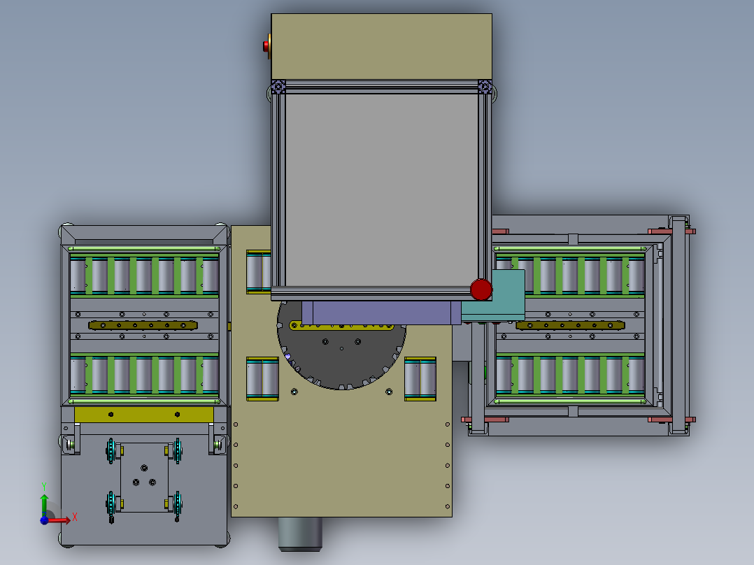 外六角螺栓自动拧紧设备设计前视图
