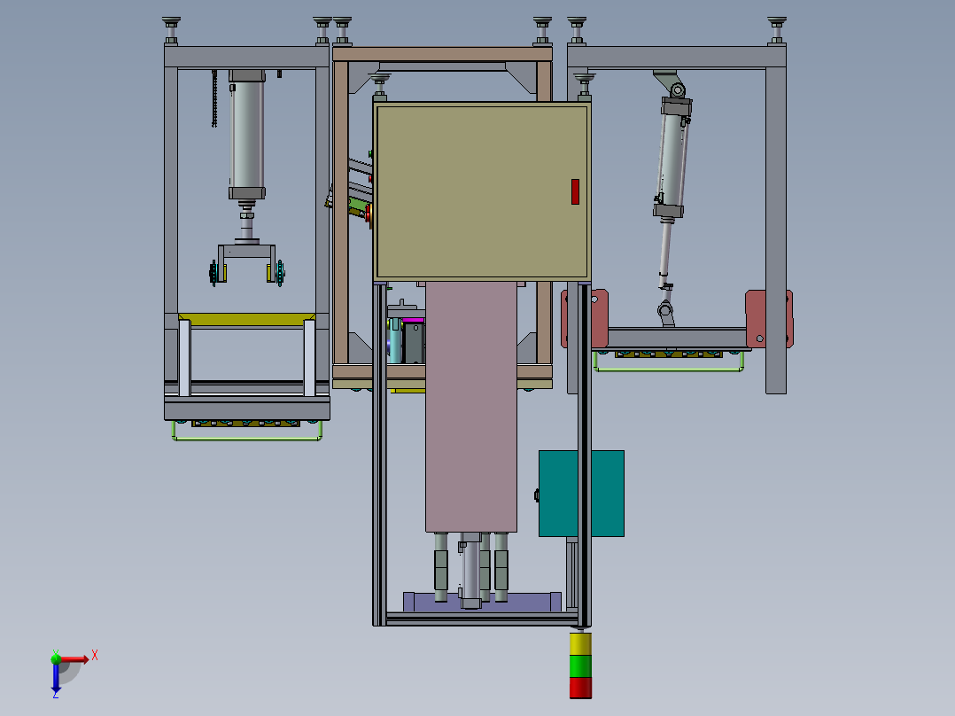 外六角螺栓自动拧紧设备设计俯视图