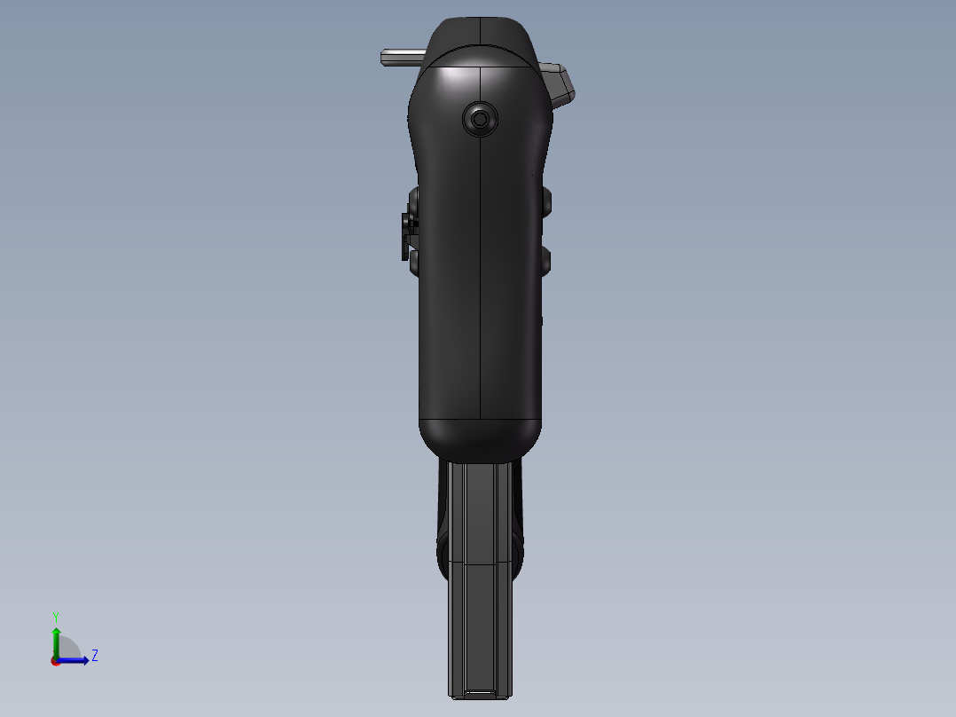 手枪左轮冲锋枪老式狙击步枪设计3D图纸ar15-12 2 STP SW UG X_T左视图