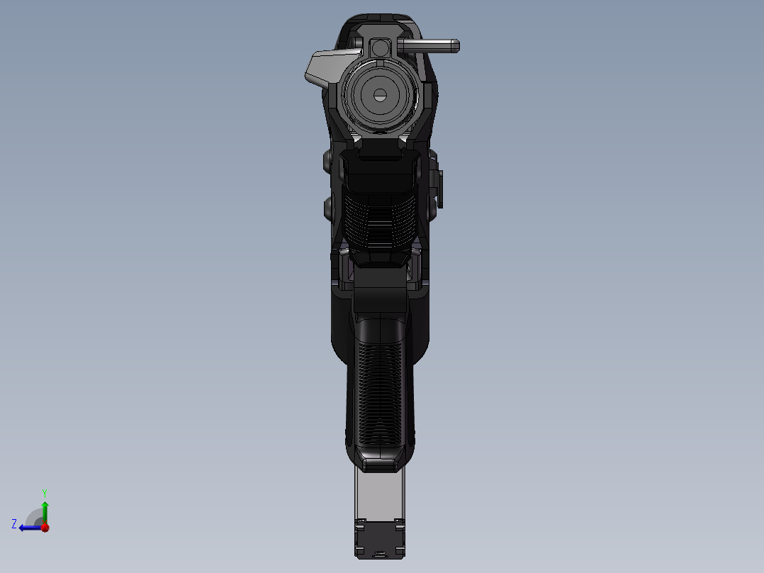 手枪左轮冲锋枪老式狙击步枪设计3D图纸ar15-12 2 STP SW UG X_T右视图