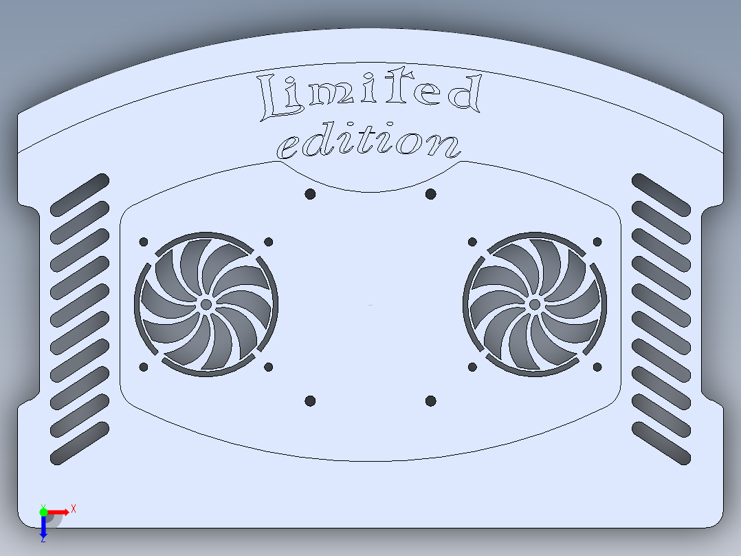 笔记本电脑散热垫-174俯视图
