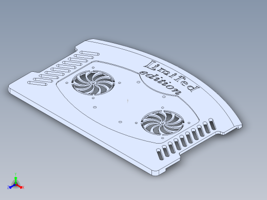 笔记本电脑散热垫-174正等轴测缩略图