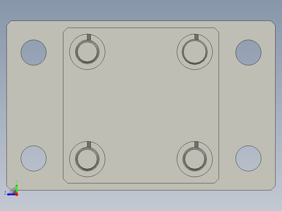 YZ266-000100023油缸HOBRD-6335400+FA型组件右视图