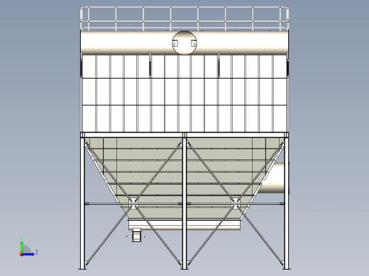 大型工业除尘器左视缩略图