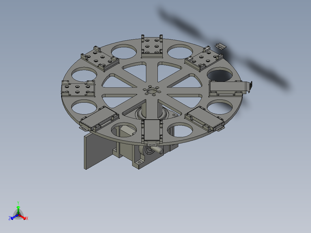 03分度转盘主视图