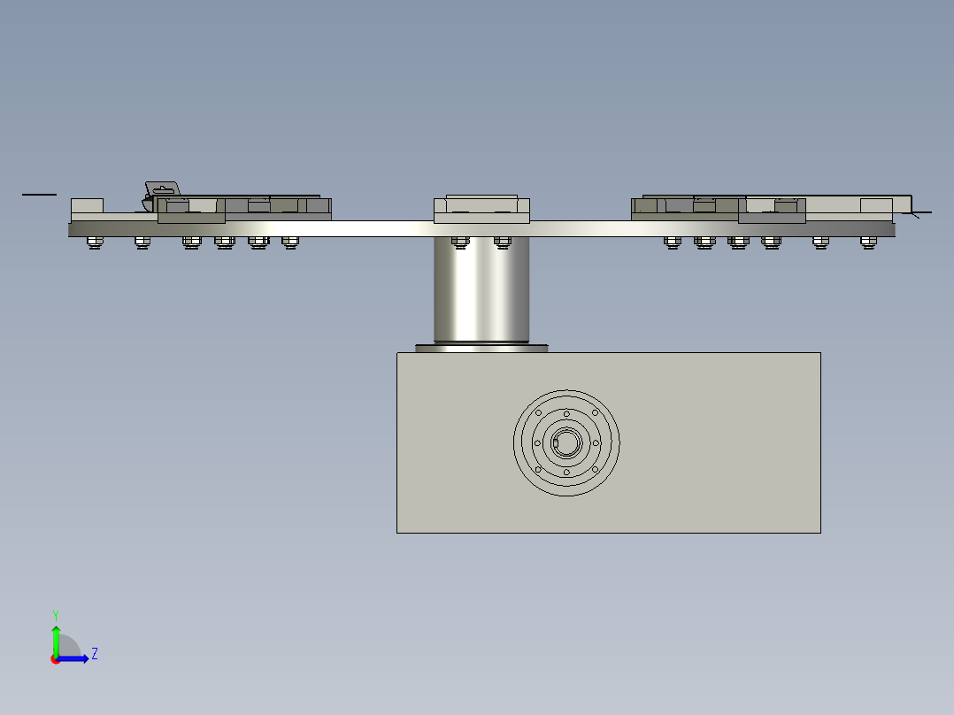 03分度转盘左视图