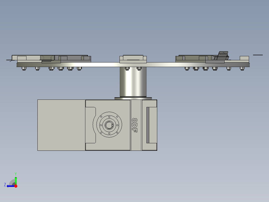 03分度转盘右视图
