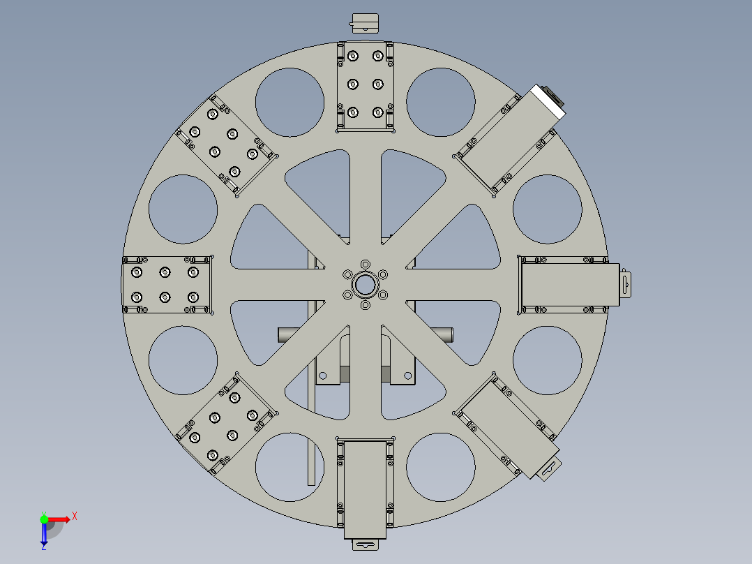 03分度转盘俯视图