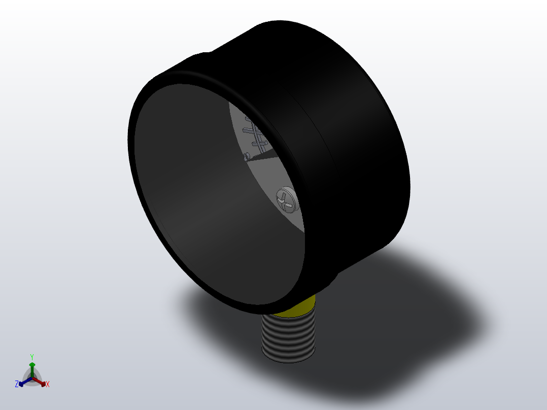 直立式压力表[DR0102]主视图