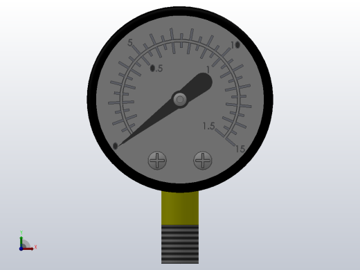 直立式压力表[DR0102]前视缩略图