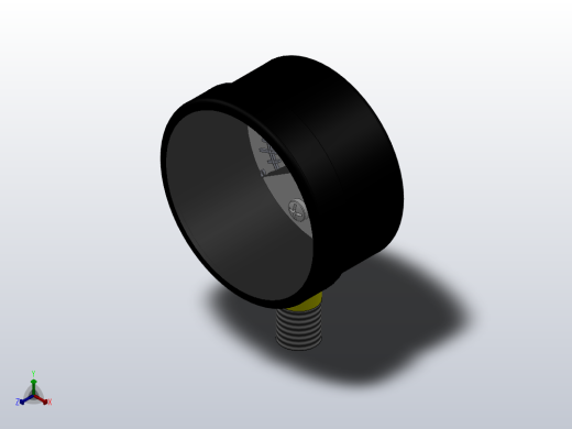 直立式压力表[DR0102]正等轴测缩略图