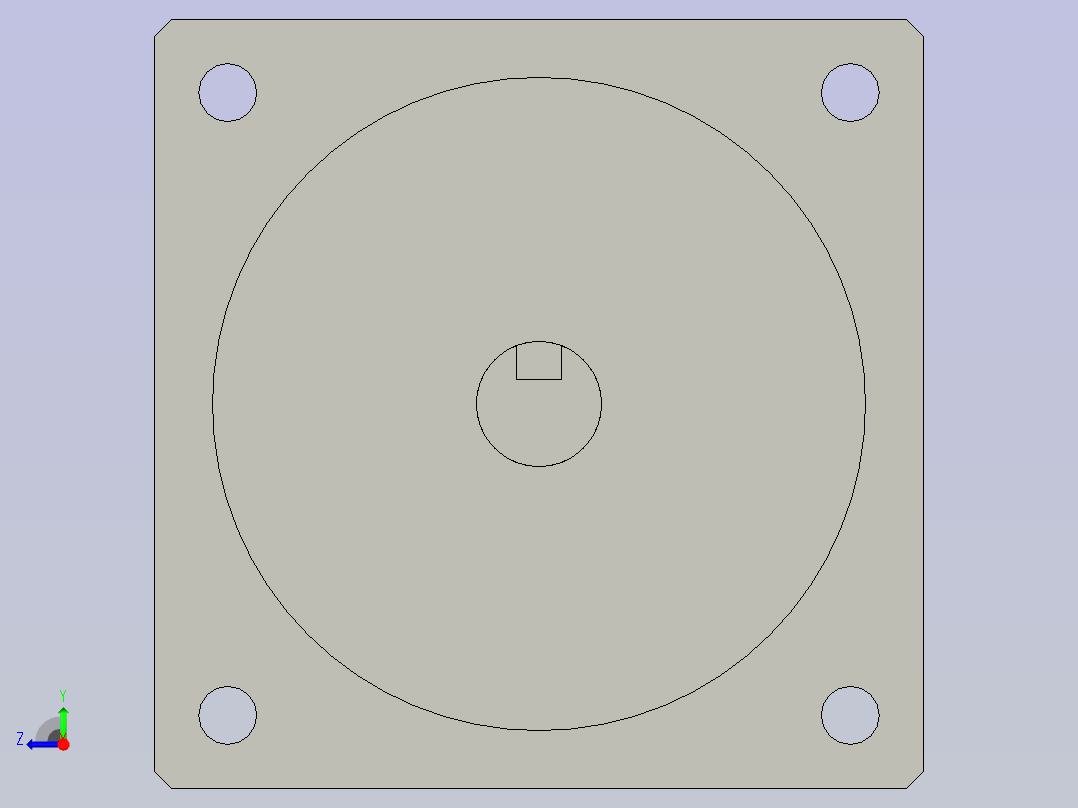 步进电机86-86-2右视图