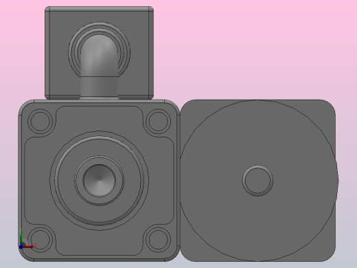 QHC40系列 液压阻尼缸（并联型）[QHC40-100PO-S]前视缩略图