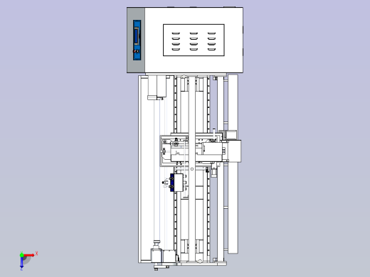 F1400自动切台整套3D图纸文件俯视缩略图