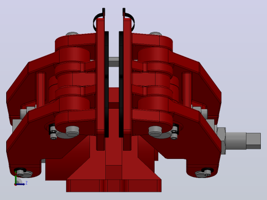SBD-A安全制动器_SBD315-A-1000×25ⅠRL.WL.CL左视缩略图