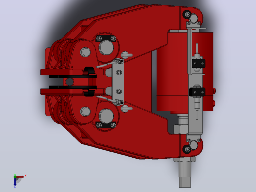 SBD-A安全制动器_SBD315-A-1000×25ⅠRL.WL.CL俯视缩略图