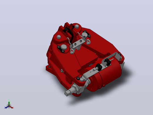 SBD-A安全制动器_SBD315-A-1000×25ⅠRL.WL.CL正等轴测缩略图