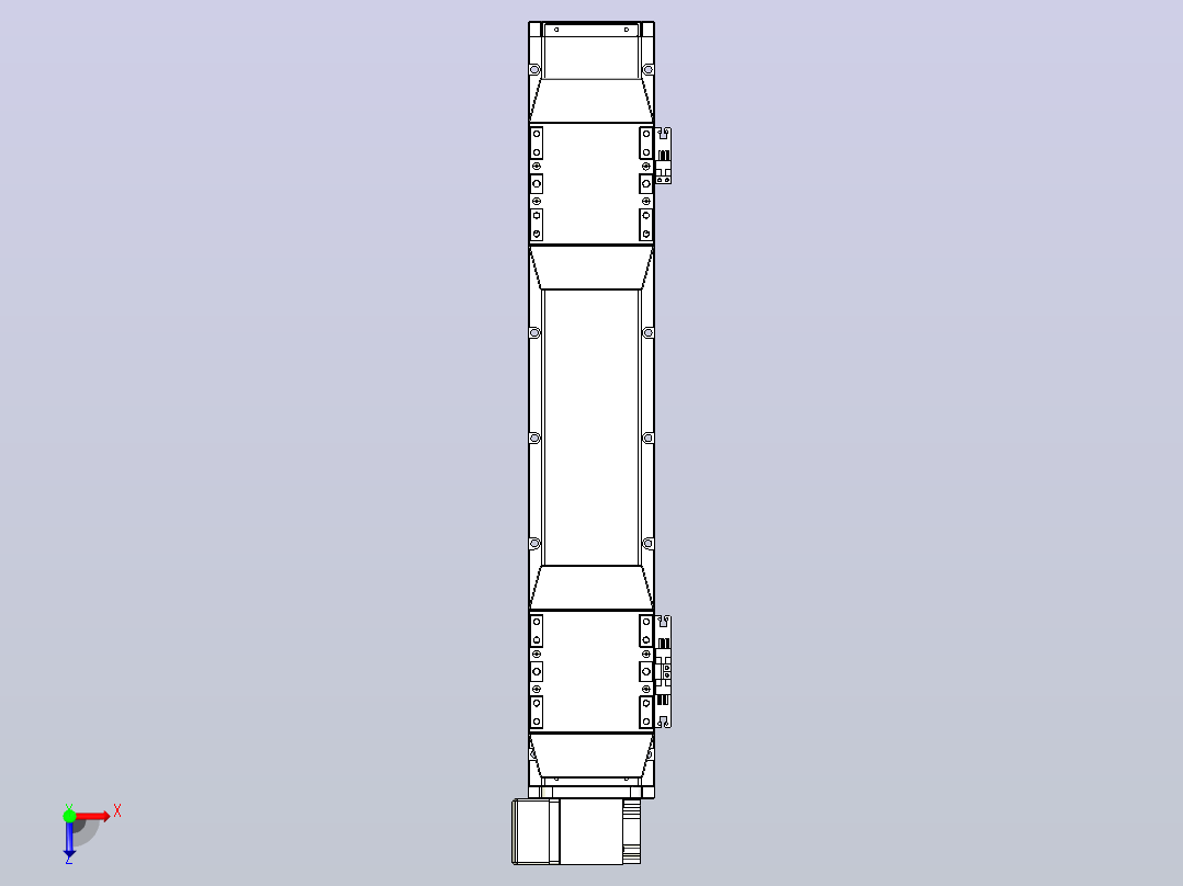 皮带直线轴双滑块型TPA-GCBS-120-P70-L125-LP-M20-N3俯视图