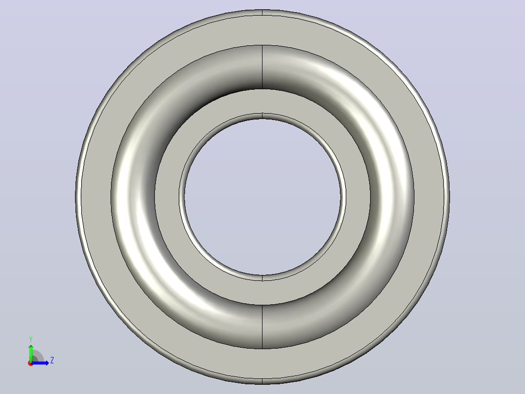 SKF自调心球轴承ball_bearing_1306_ek_0左视图