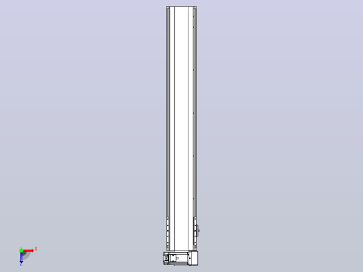 皮带直线轴半封闭可选导轨TPA-HNB-140D-120-L900-RU-Y-P40-N3俯视缩略图
