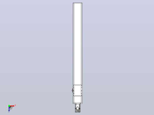 滚珠丝杠直线轴带导轨全封闭TPA-HCR-105D-1610C-L900-M-Y-P40-N3俯视缩略图