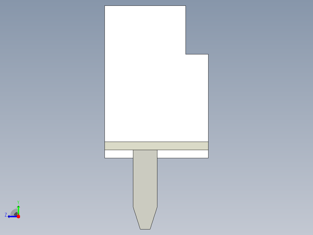 短款型直插头JST connector 1x2 P1.25mm thru hole wafer A2右视图