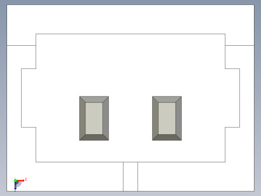 短款型直插头JST connector 1x2 P1.25mm thru hole wafer A2俯视缩略图