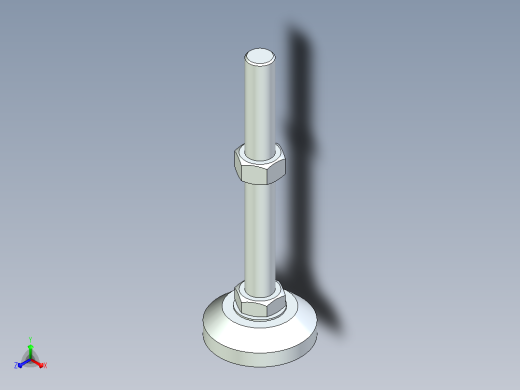 脚杯WAD82-D60-M16-L150主视缩略图
