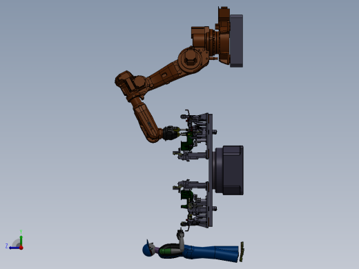 焊接工作工装右视缩略图