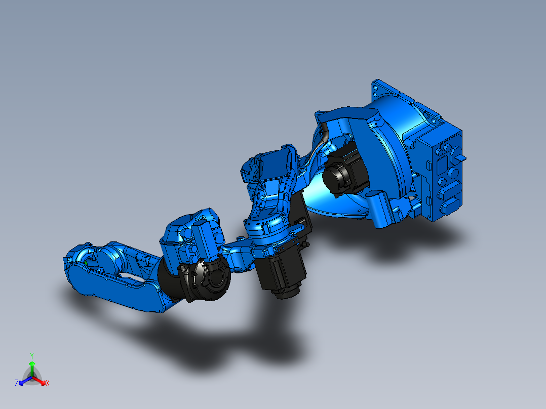robotic-arm-yaskawa-motoman主视图