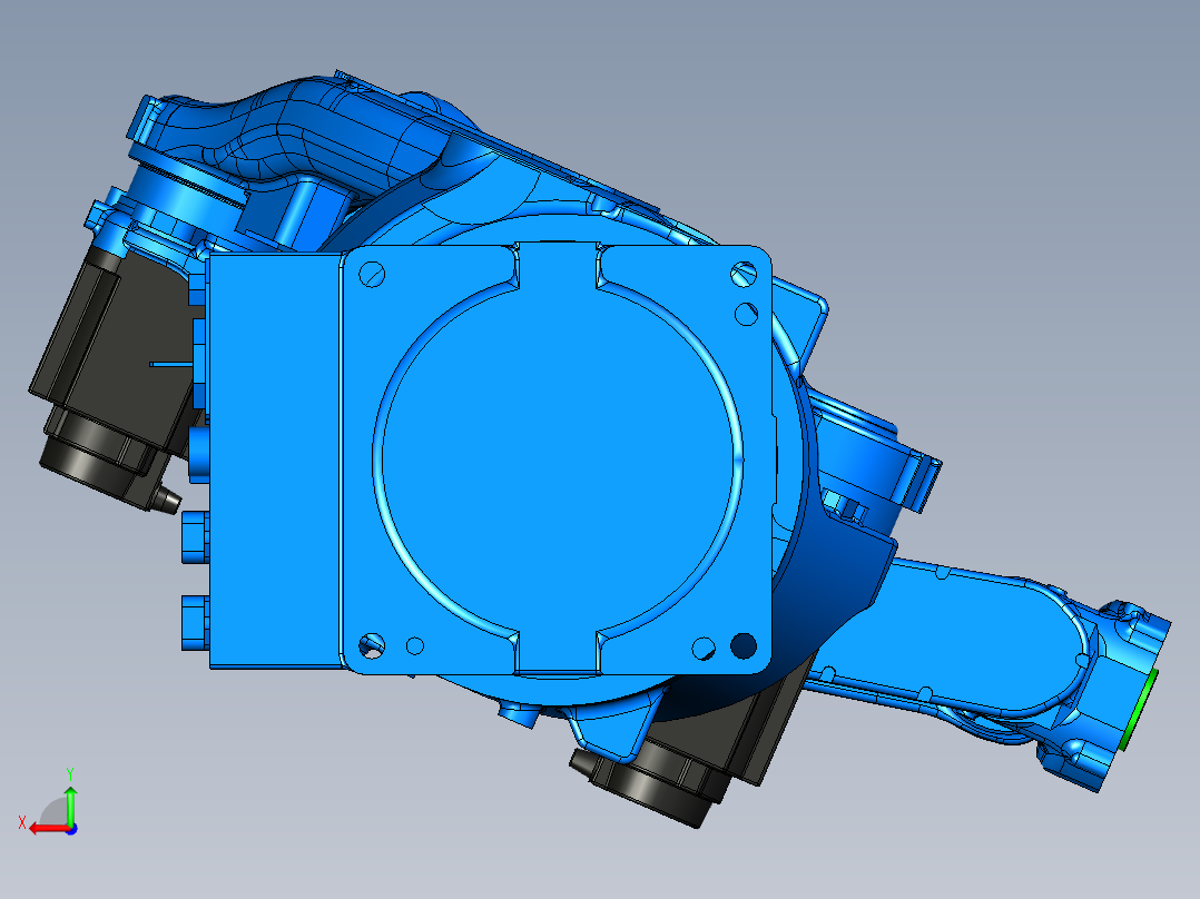 robotic-arm-yaskawa-motoman后视图