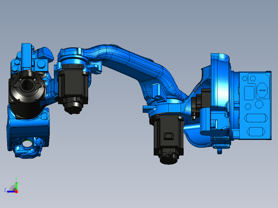 robotic-arm-yaskawa-motoman右视图