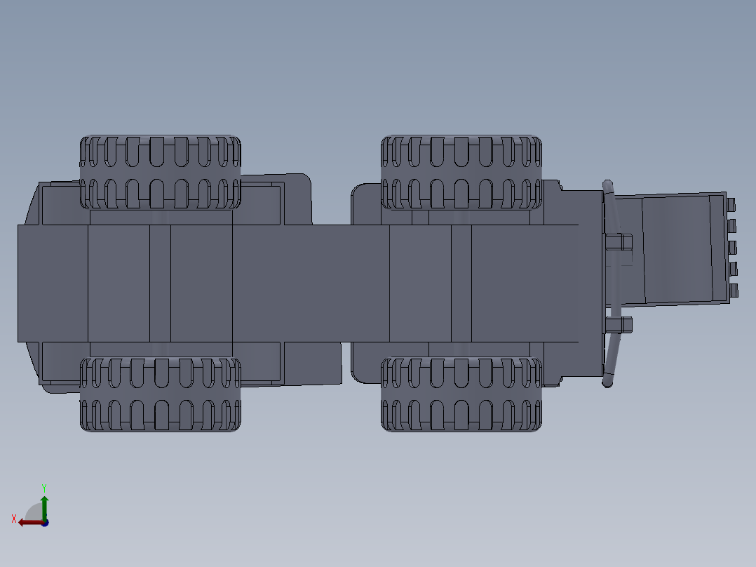 挖掘机 (1)后视图