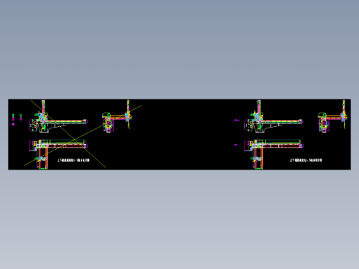 A850WSY框架三轴伺服注塑机械手C17 机械设备CAD图纸