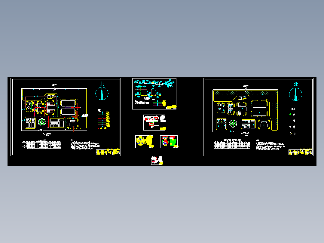 25万居民城市给水厂设计CAD图纸+说明书5.7万吨自来水厂净水厂