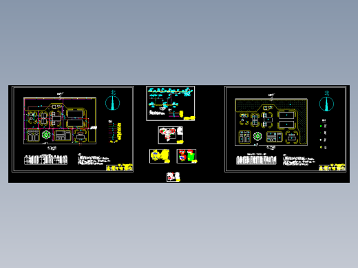 25万居民城市给水厂设计CAD图纸+说明书5.7万吨自来水厂净水厂