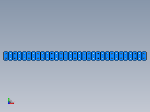彩色公头100mil（2.54mm）系列-DS1021_blue_2x31p_100mil_Type5_rev1.0前视缩略图