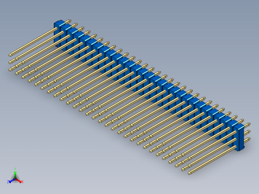 彩色公头100mil（2.54mm）系列-DS1021_blue_3x29p_100mil_Type19_rev1.0