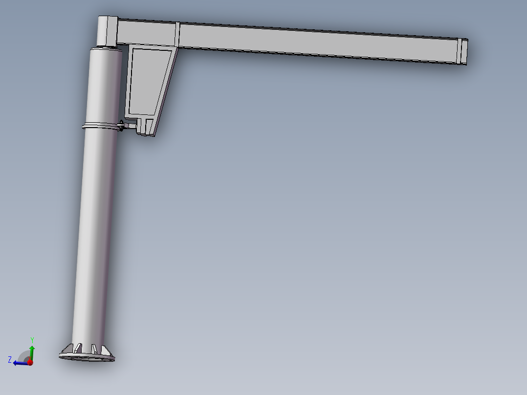 定柱式悬臂起重机结构设计