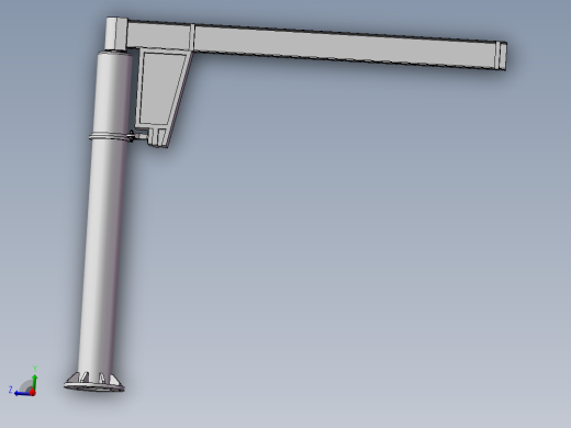 定柱式悬臂起重机结构设计