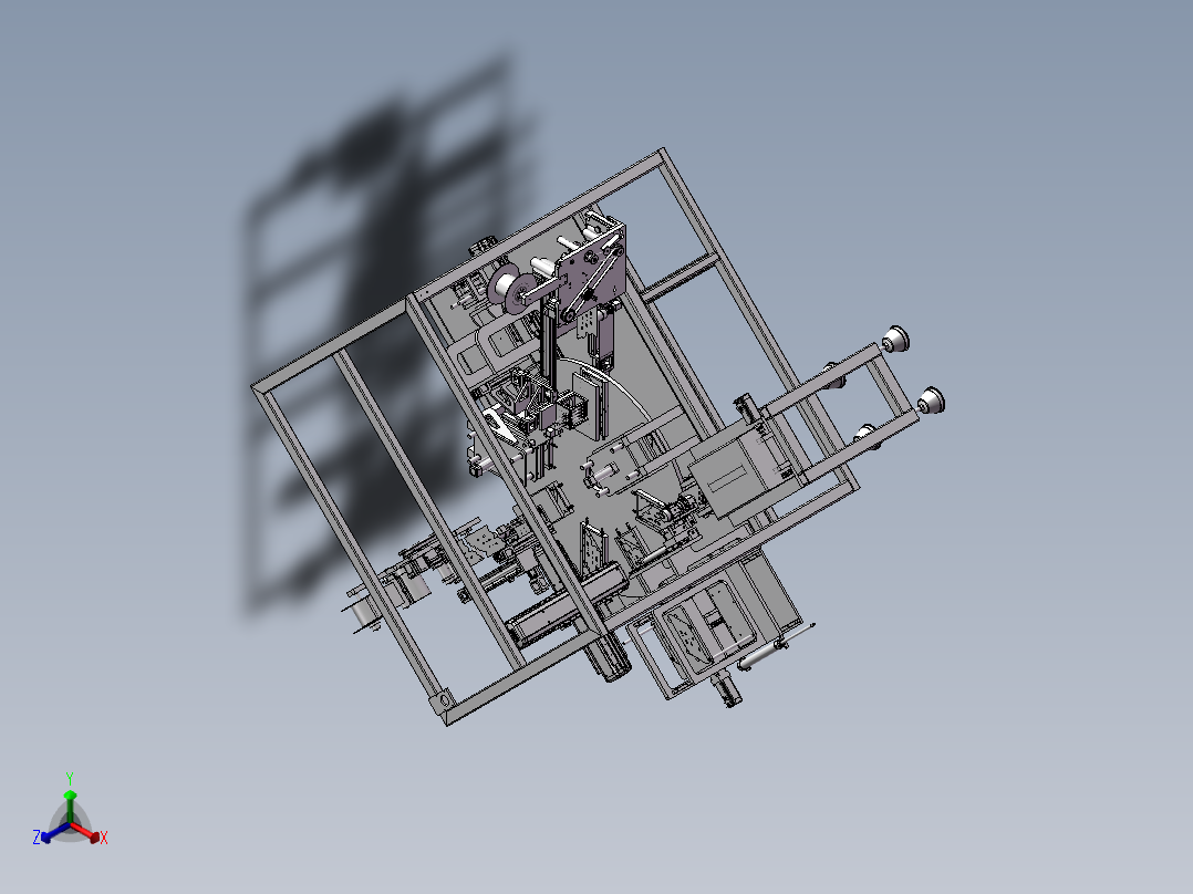 正反面高精度热熔膜贴合(STEP)正等轴测图