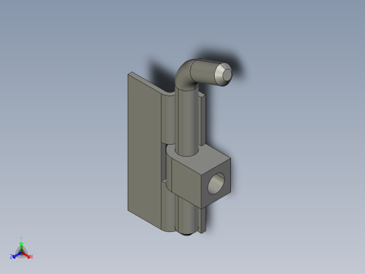 梢型鉸鏈PLH568-3D多系列多零件图纸模型