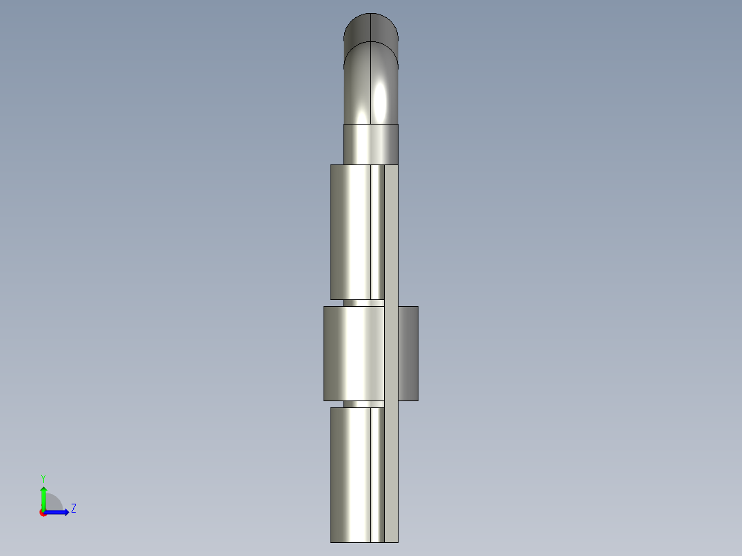 梢型鉸鏈PLH568-3D多系列多零件图纸模型左视图