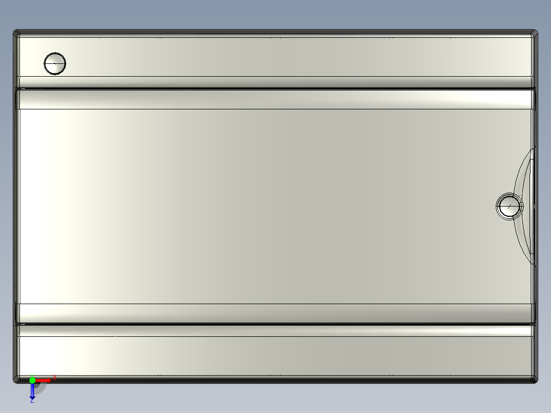 电气柜-84618俯视图