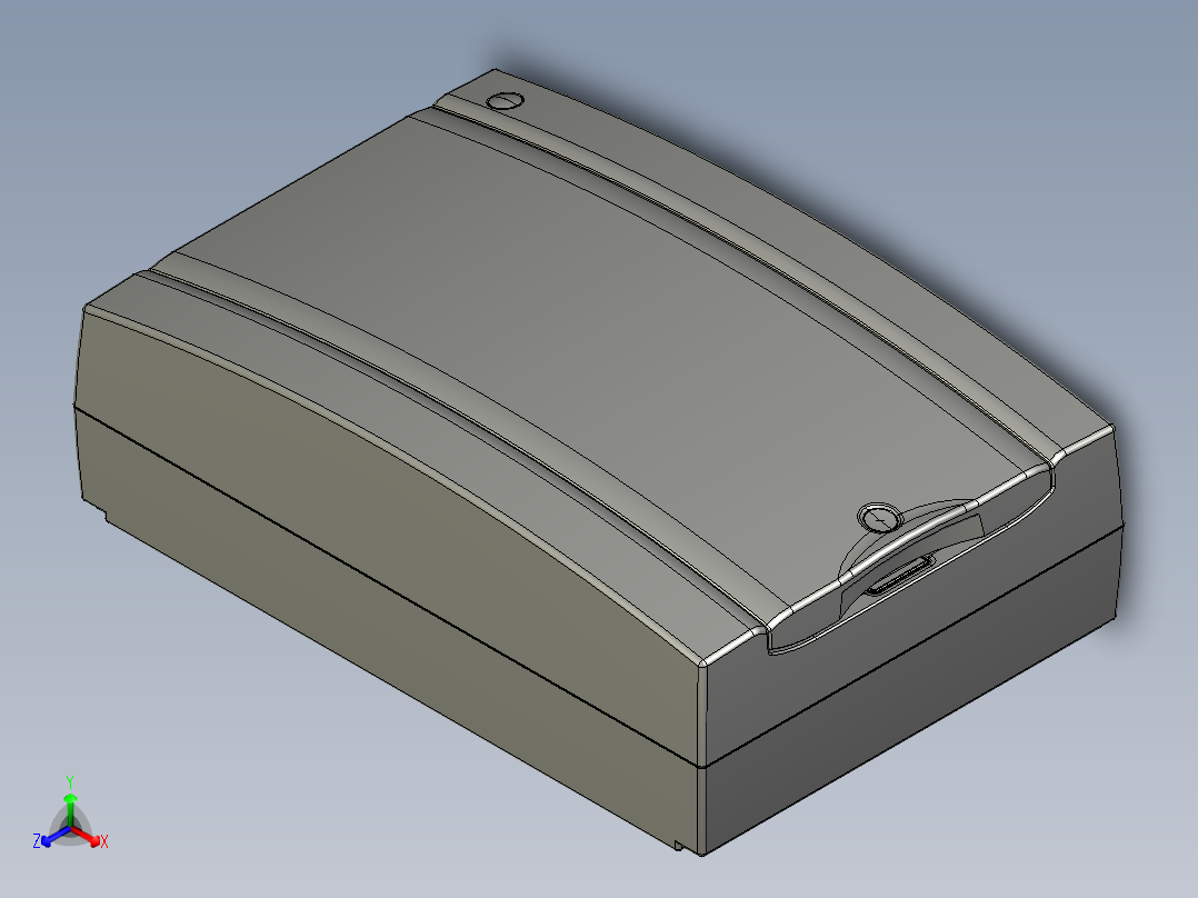 电气柜-84618正等轴测图
