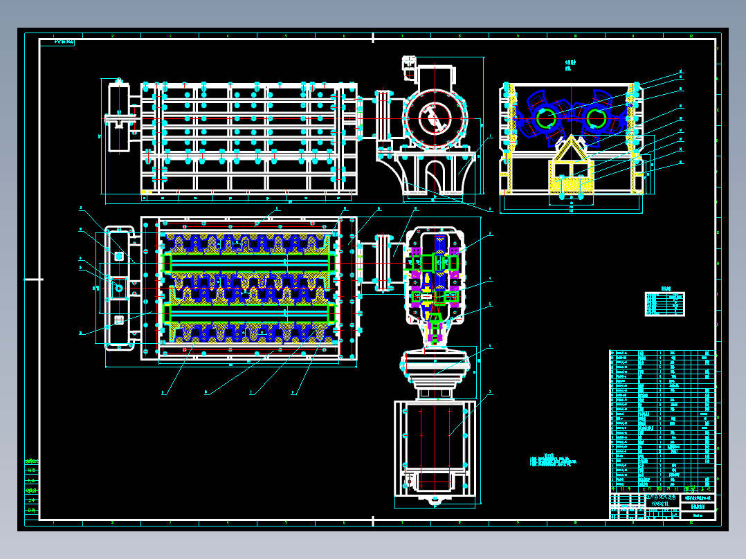 JS41-强力分级式双齿辊破碎机设计[含全套图和文档]